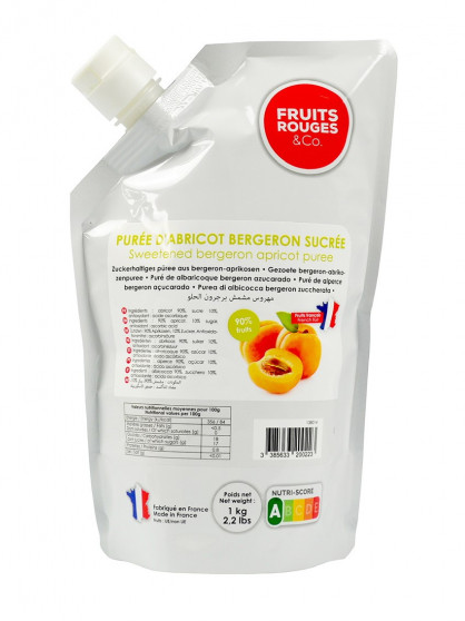 Fruits Rouge Apricot Puree - 1kg